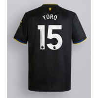 Stroje piłkarskie Manchester United Leny Yoro #15 Koszulka Trzeciej 2025-26 Krótki Rękaw